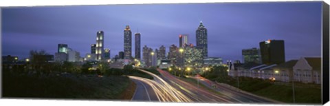 Framed Atlanta traffic, Georgia Print