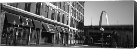 Framed Entrance Of A Building, Old Town, St. Louis, Missouri, USA Print