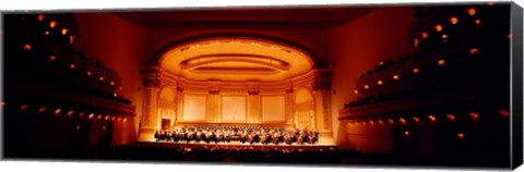Framed Performers on a stage, Carnegie Hall, New York City, New York state, USA Print