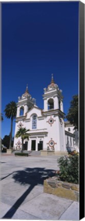 Framed Facade of a cathedral, Portuguese Cathedral, San Jose, Silicon Valley, Santa Clara County, California, USA Print