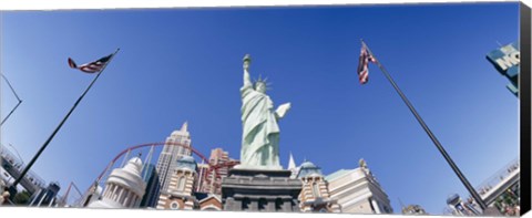 Framed Low angle view of a statue, Replica Statue Of Liberty, Las Vegas, Clark County, Nevada, USA Print