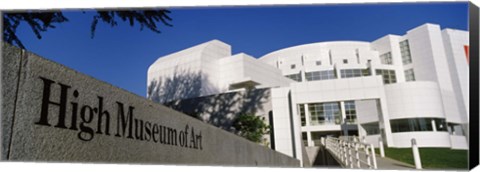 Framed Facade of an art museum, High Museum of Art, Atlanta, Fulton County, Georgia, USA Print