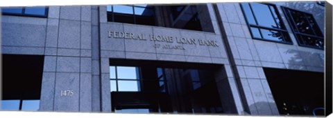 Framed Facade of a bank building, Federal Home Loan Bank, Atlanta, Fulton County, Georgia, USA Print