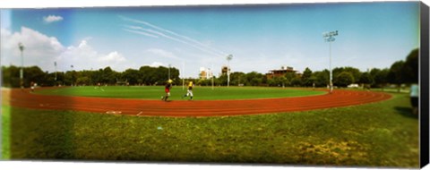 Framed People jogging in a public park, McCarren Park, Greenpoint, Brooklyn, New York City, New York State, USA Print