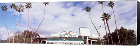 Framed Facade of a stadium, Rose Bowl Stadium, Pasadena, Los Angeles County, California, USA Print