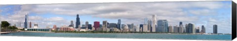 Framed City at the waterfront, Lake Michigan, Chicago, Cook County, Illinois, USA 2010 Print