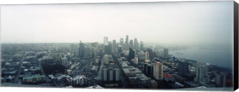 Framed City viewed from the Space Needle, Queen Anne Hill, Seattle, Washington State, USA 2010 Print