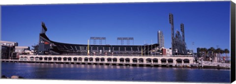 Framed Baseball park at the waterfront, AT&amp;T Park, 24 Willie Mays Plaza, San Francisco, California, USA Print