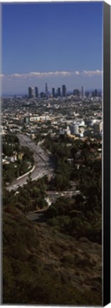 Framed Hollywood, Los Angeles, California (vertical) Print