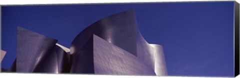 Framed Walt Disney Concert Hall Building Against a Blue Sky, Los Angeles Print