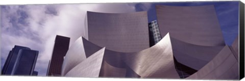 Framed Low angle view of Walt Disney Concert Hall, Los Angeles Print