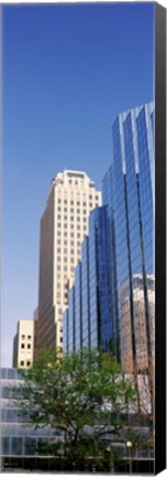 Framed Reflection on BMO Bank building, Oklahoma City, Oklahoma, USA Print