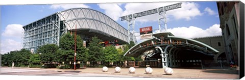 Framed Baseball field, Minute Maid Park, Houston, Texas, USA Print