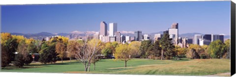 Framed Buildings of Downtown Denver, Colorado, USA Print