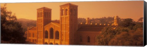 Framed Royce Hall at an university campus, University of California, Los Angeles, California, USA Print