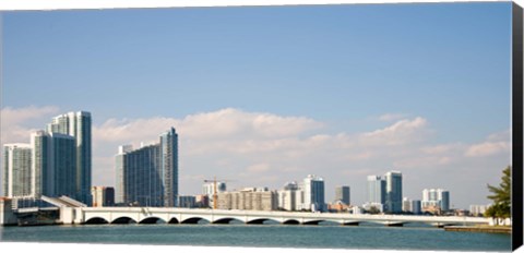 Framed Miami Skyline, Miami, Florida, USA Print