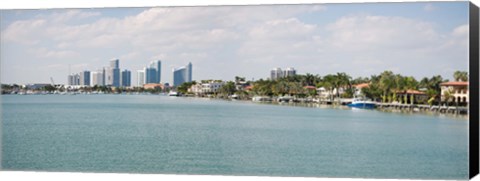 Framed Buildings at the waterfront, Miami, Florida, USA (daytime) Print