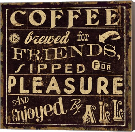 Framed Coffee Quote II Print