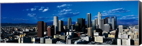 Framed Skyline from TransAmerica Center Los Angeles CA USA Print