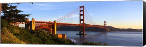 Framed Golden Gate Bridge from a Distance Print