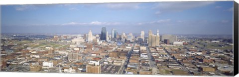 Framed Buildings in a city, Hyatt Regency Crown Center, Kansas City, Jackson County, Missouri, USA Print