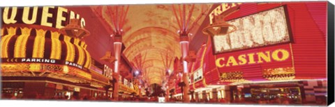 Framed Fremont St Experience, Las Vegas, NV Print