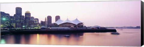 Framed Skyscrapers at the waterfront, Charles river, Boston, Massachusetts, USA Print