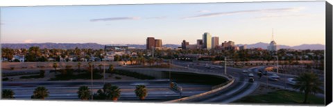 Framed USA, Arizona, Phoenix, sunset Print