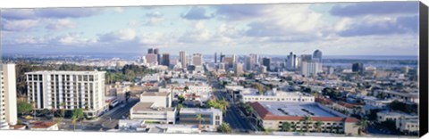 Framed Clouds Over San Diego Print