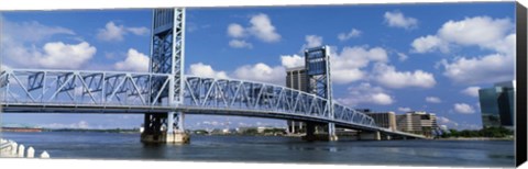 Framed Main Street Bridge, Jacksonville, Florida, USA Print