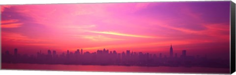 Framed Skyline, NYC, New York City, New York State USA Print