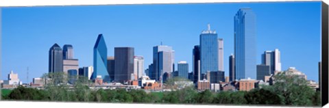 Framed Downtown Dallas Texas Print