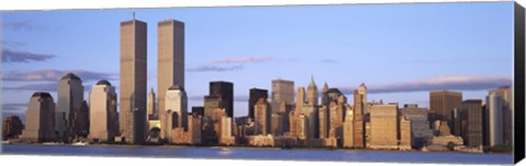 Framed Skyline with World Trade Center Print