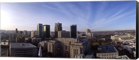 Framed Buildings in a city, Birmingham, Jefferson county, Alabama, USA Print