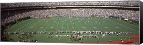 Framed Football Game at Veterans Stadium, Philadelphia, Pennsylvania Print