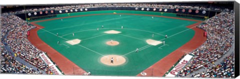 Framed Phillies vs Mets baseball game, Veterans Stadium, Philadelphia, Pennsylvania, USA Print