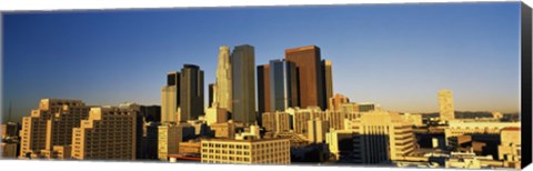 Framed Los Angeles Skyline Print