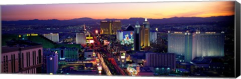 Framed Strip, Las Vegas, Nevada, USA Print