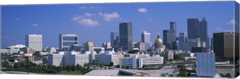 Framed View of skyscrapers in Atlanta on a sunny day, Georgia, USA Print
