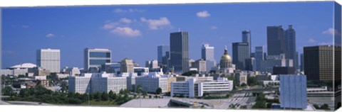 Framed View of skyscrapers in Atlanta on a sunny day, Georgia, USA Print