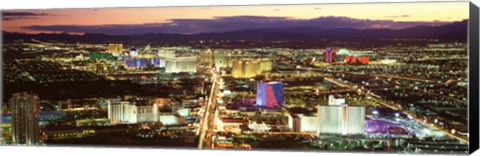 Framed Strip, Las Vegas Nevada, USA Print