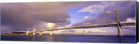 Framed Oakland Bay Bridge San Francisco California USA Print