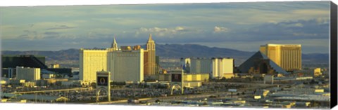 Framed Afternoon The Strip Las Vegas NV USA Print