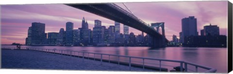 Framed Brooklyn Bridge New York NY Print