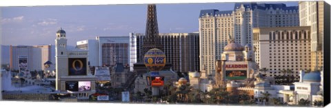 Framed Hotels on the Strip Las Vegas NV Print