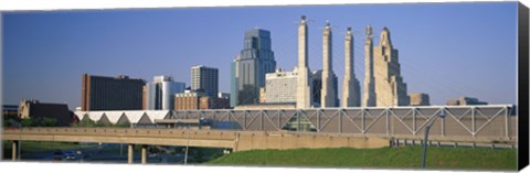 Framed Bartle Hall Kansas City MO Print