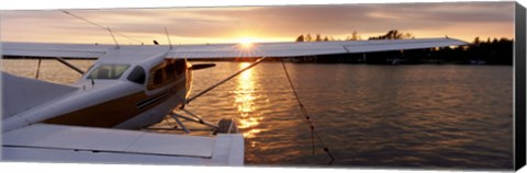 Framed Sea plane, Lake Spenard, Anchorage, Alaska Print