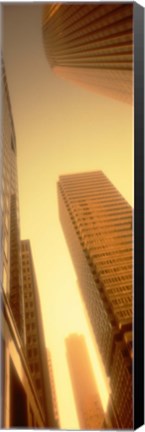 Framed Buildings in the Financial district, San Francisco, California Print