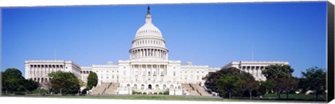 Framed US Capitol, Washington DC, District Of Columbia, USA Print