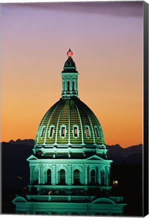 Framed Colorado State Capitol Building Denver CO Print